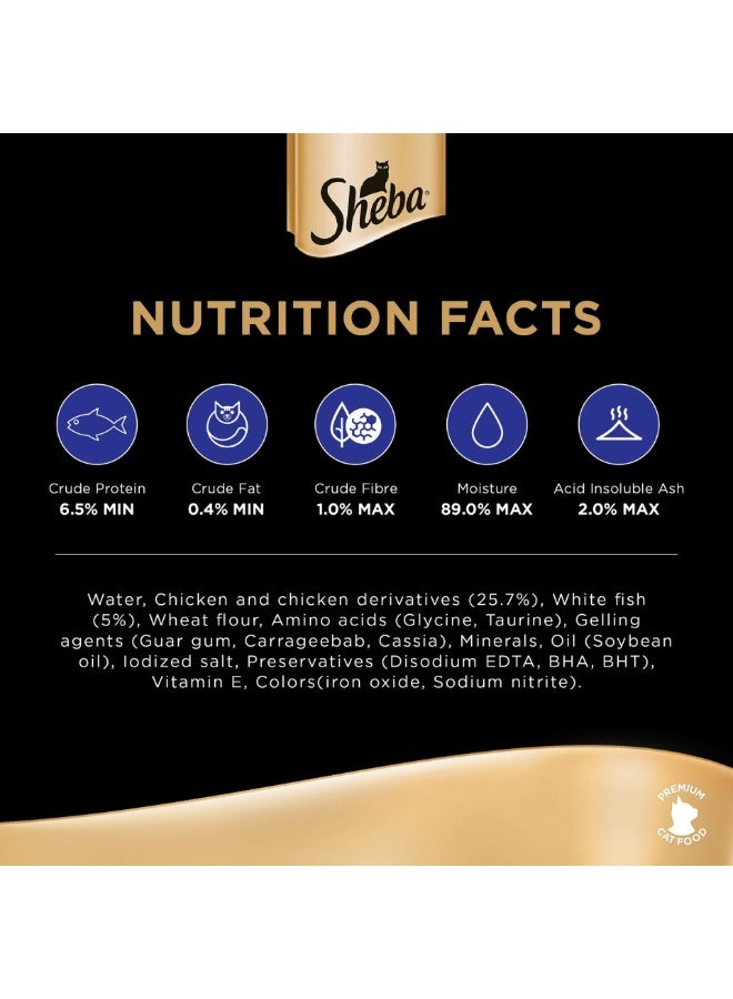 Sheba Chicken Premium Loaf Fine Food For Cats 12 + Months 12 X 70G - Image 3